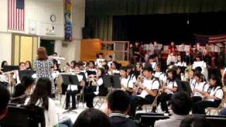 Muscatel Middle School band 6309 Laredo [upl. by Neelyak]