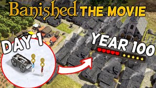 I Spent 100 Years In Banished Making The HAPPIEST Medieval City  Full Playthrough  Movie [upl. by Gefell]