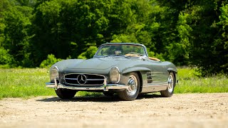 1961 MercedesBenz 300SL Roadster Walk Around [upl. by Arodal]