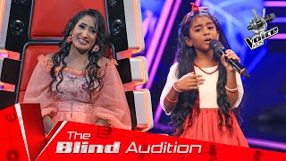 Sandasi Saranya  Made Lagina Tharawan මඩේ ලගින තාරාවන්  Blind Auditions [upl. by Norreht]