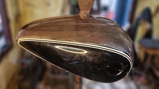 Finishing the BMW R18 fuel tank using an Englesh wheel Part2 [upl. by Lyrem]