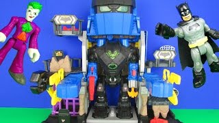 Imaginext Robo Batcave Playset Parody Robot Batman vs The Joker Toy Review TV [upl. by Seko]