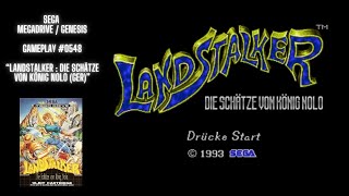 Landstalker  Die Schätze Von König Nolo GER Megadrive  Gameplay 0548 [upl. by Anwad]