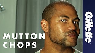 Beard Styles How to Shave Mutton Chops Beard  Gillette [upl. by Ellehsar]