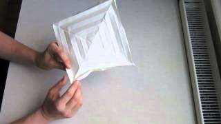 Origami Hyperbolic Parabola Instructions [upl. by Ailen9]