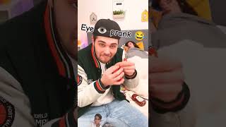 Fake 😠 eye 👁️ prank 🤯🥶 funny prank comedy challenge [upl. by Ahsinotna]