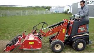 ZAHN R300 DITCH WITCH AVEC PREPARATEUR ROTADAIRON [upl. by Jem]