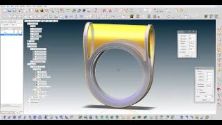 ThinkDesign for jewelry design How to resize a ring bigger [upl. by Bobbe303]