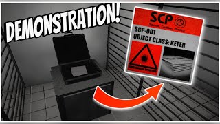 SCP 001 Demonstration quotSheaf of Papersquot  SCP Project Resurrection [upl. by Colis763]