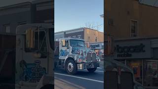 A nice Kenworth truck with a nice driver at DunellenNJ [upl. by Marucci]