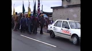 Hirwaun Parade 1994 British Legion to St Lleurwgs Church [upl. by Elberta]