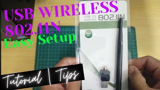 USB Wireless 80211N Device Easy Setup Tutorial  Tips [upl. by Eiramanna435]