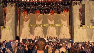 ROBBIE WILLIAMS  STRONG BST HYDE PARK 2024 [upl. by Donela]