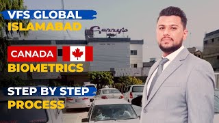 Canada Biometrics Process in Pakistan  Canada Embassy Islamabad  VFS Global Islamabad [upl. by Aelc]