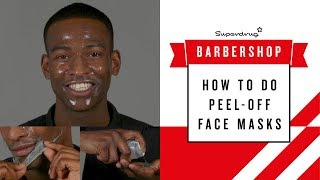 HOW TO  Do PeelOff Face Masks For Men  Superdrug [upl. by Veats576]