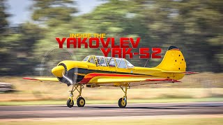 Inside the Yakovlev YAK 52  Paul Bennet Airshows [upl. by Landers]