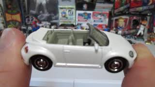 2019 Volkswagen Beetle Convertible  Matchbox Toy Car Unboxing and Review  Pearl White VW Bug [upl. by Mauro]