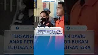 Tersangka Pemukulan David Anak Petinggi GP Ansor Bukan Lulusan SMA Taruna Nusantara [upl. by Suirtemed]