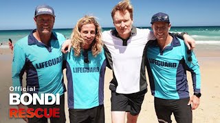 Conan OBrien learns how to be a Bondi Lifeguard [upl. by Rufena]