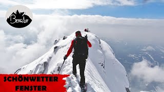 Skitour im Wilden Kaiser Das Schönwetterfenster und westliche Hochgrubachspitze [upl. by Aneral864]