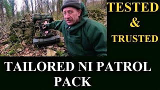 Army  Northern Ireland Patrol Pack Tailoredbexbugoutsurvivor [upl. by Skrap321]