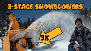 Cub Cadet 3X 34quot PRO Snowblower Review [upl. by Dnalrag250]