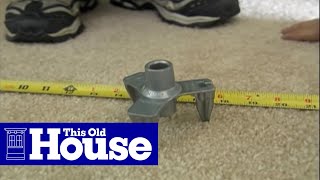 How to Repair Squeaky Floors Through Carpeting  This Old House [upl. by Hairas]