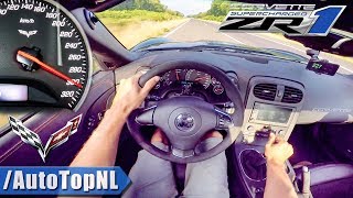 Corvette ZR1 62 V8 SUPERCHARGED 300kmh AUTOBAHN NO SPEED LIMIT POV by AutoTopNL [upl. by Betty281]