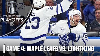 Toronto Maple Leafs vs Tampa Bay Lightning First Round Gm 4  Full Game Highlights [upl. by Cherise]