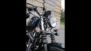 DK Custom Modular Headlight Relocation Kit For HarleyDavidson [upl. by Paolina]