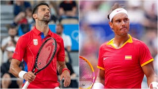 Novak Djokovic vs Rafael Nadal Paris Olympics 2024 [upl. by Pippy]