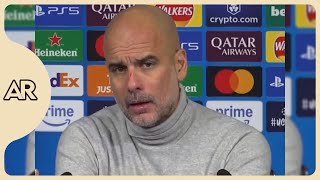 Guardiola habla sobre su autolesión luego de la derrota en Champions League [upl. by Arta]