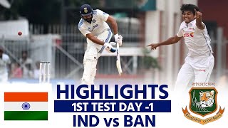 IND vs BAN DAY 1 Highlights India vs Bangladesh 1st Test Highlights R Ashwin MATCH HIGHLIGHTS [upl. by Sully]