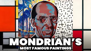 Mondrians Paintings 👨‍🎨 Piet Mondrian Paintings Documentary 🎨 [upl. by Ednew]