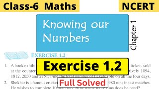 Class 6th Maths NCERT Chapter 1 Knowing Our Numbers Exercise 12 full solved  CBSE Worldz [upl. by Norrag]