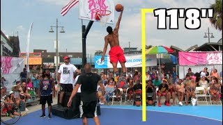 Jonathan Clark Dunks ALMOST 12 Feet Gets 118quot  VBL DunkFest [upl. by Yeleen385]