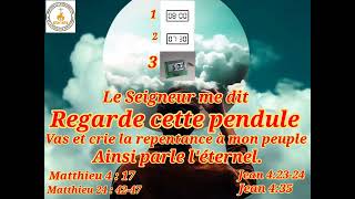 VISION DE LHEURE DU SEIGNEUR JÉSUSCHRIST QUI SÉCROULE REÇU PAR LE PROPHÈTE JÉRÉMIE NDEMBI 🇬🇦 [upl. by Yenrab]