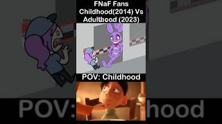 FNaF Fans 2014 Vs 2024  FNaF Movie 2 MEME NOT FOR KIDS [upl. by Flowers989]