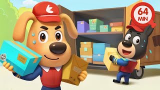 Police Officers Deliver Packages  Kids Cartoons  Kids Videos for Kids  Sheriff Labrador [upl. by Aiyn194]