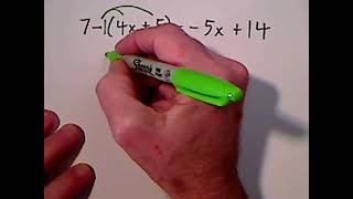 Solving Algebraic Equations Involving Parentheses [upl. by Aryam]