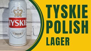 FUN FRIDAY Tyskie Beer Review [upl. by Adnalohs]