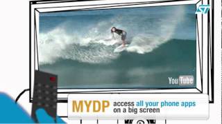 Connect your mobile phone to your TV with Mobility DisplayPort MYDP [upl. by Alexia]