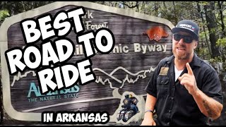 Voted Best Road To Ride  The Pig Trail  Motorcycle Destinations Arkansas [upl. by Anemix]