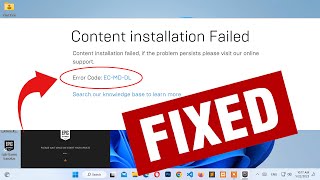 FIX  Content installation failed  Error Code ECMDDL  Epic Games Launcher STUCK  Engineini [upl. by Golding191]