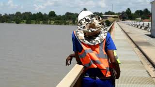 Sluice gates opened at Vaal Dam [upl. by Ardnohsal639]