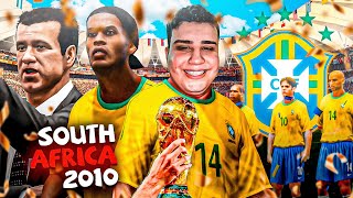 Voltei 13 anos ATRÁS e joguei a COPA DO MUNDO 2010 o MELHOR FIFA da HISTÓRIA [upl. by Namrehs769]