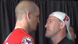 Paul Gallen and Randall Rayment Nose to Nose [upl. by Iinde719]