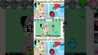 Friday Night Funkin Elements Of Insanity Final Demo【My Little Pony】shorts [upl. by Ydnolem388]