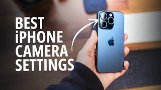 The BEST iPhone Camera Settings For Stunning Photos [upl. by Millur]