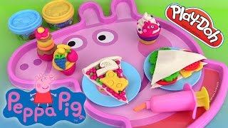 Peppa Pig Pâte à modeler Pupitre dactivités Activity Desk Play Doh [upl. by Gretel101]